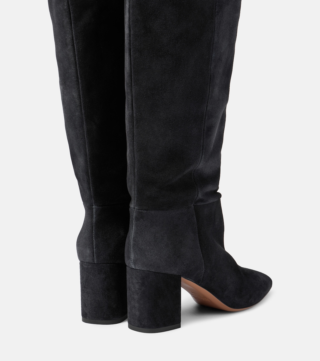 Overknee-Stiefel Anja aus Veloursleder | Paris Texas