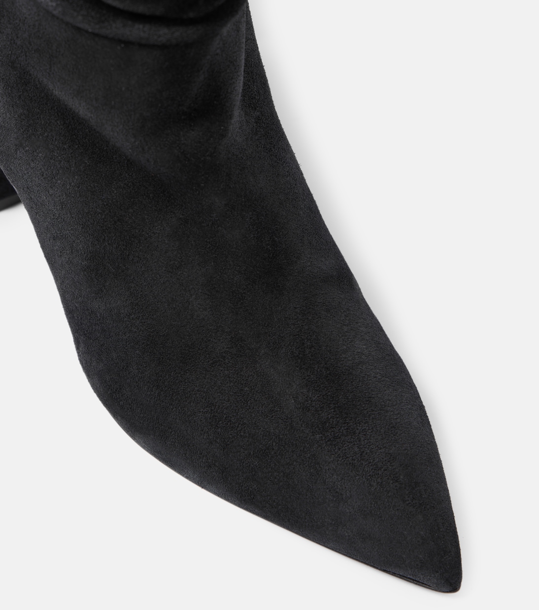 Overknee-Stiefel Anja aus Veloursleder | Paris Texas