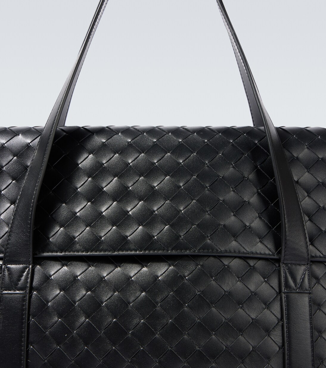 Classic Portfolio Intrecciato leather messenger bag | Bottega Veneta