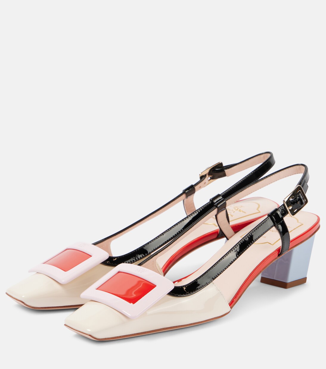 Escarpins Belle Vivier 45 en cuir verni | Roger Vivier