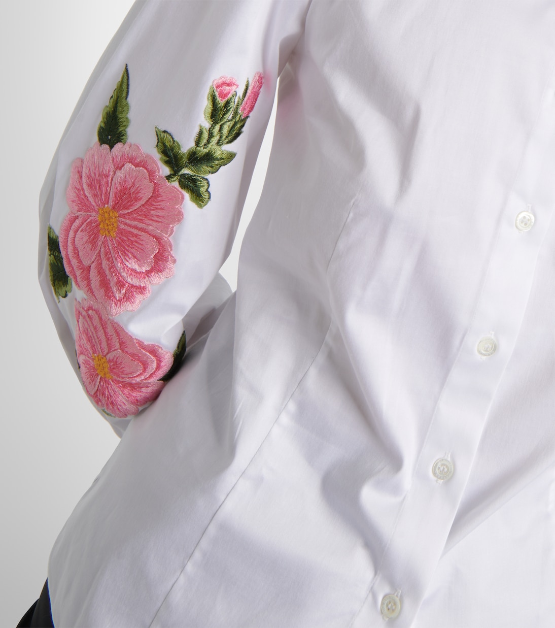 Bestickte Bluse aus einem Baumwollgemisch | Carolina Herrera