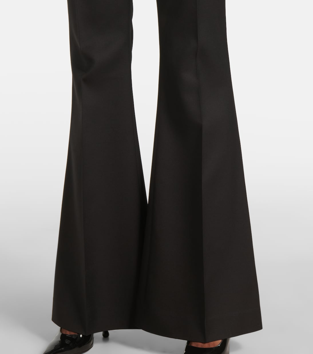 Schlaghose aus Woll-Gabardine | Nina Ricci