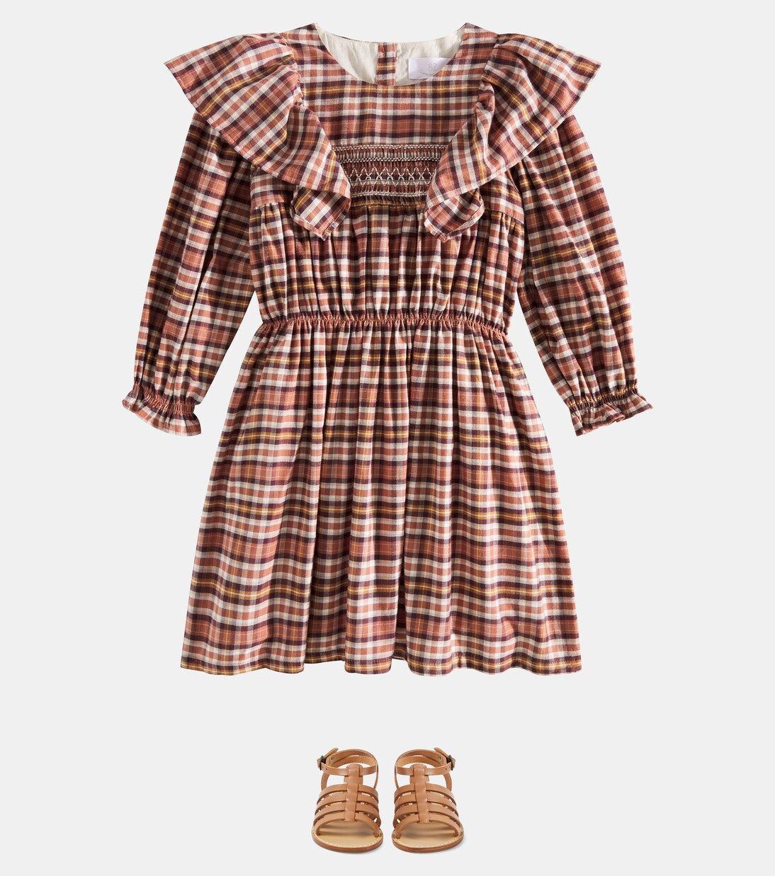 Robe Alice en coton à carreaux | C'era Una Volta