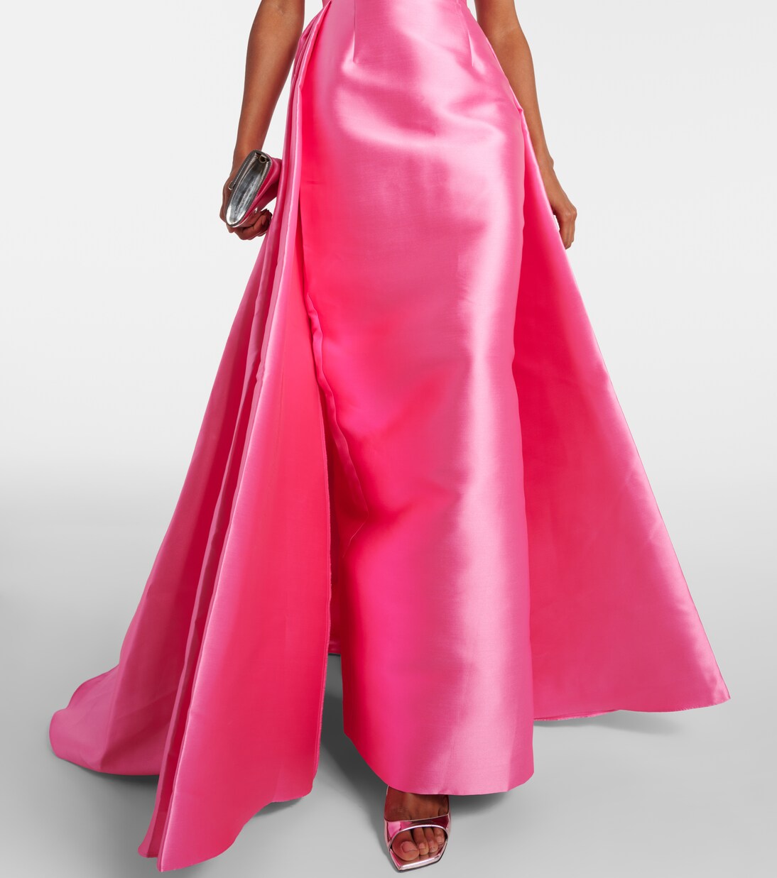 Strapless satin twill gown | Solace London