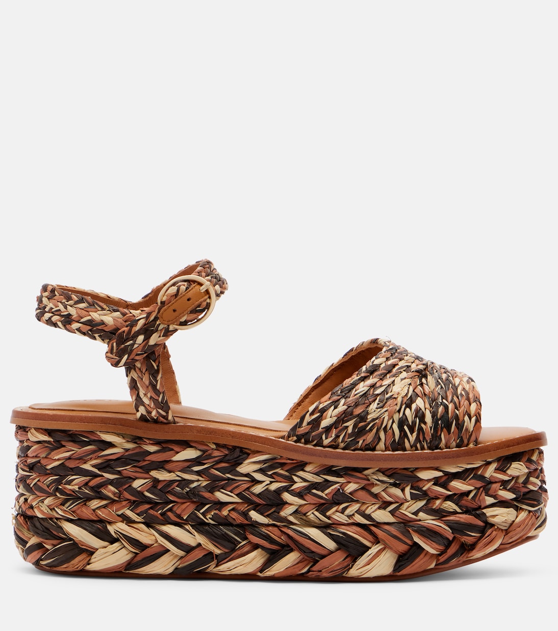 Arty raffia platform sandals | Clergerie