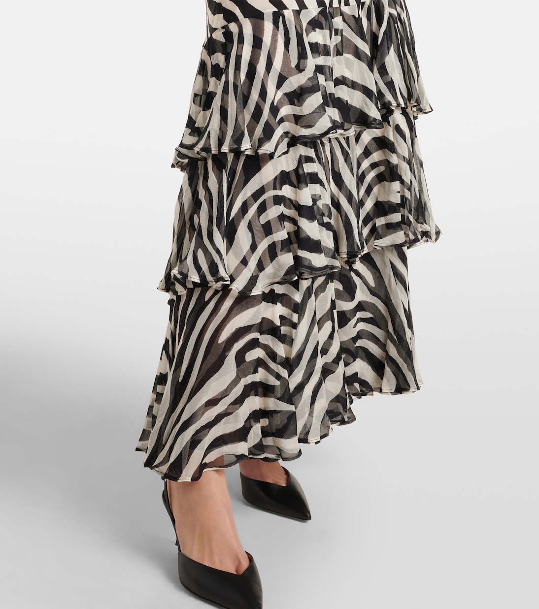 Bedrucktes Maxikleid Amelle aus Seide | Rixo