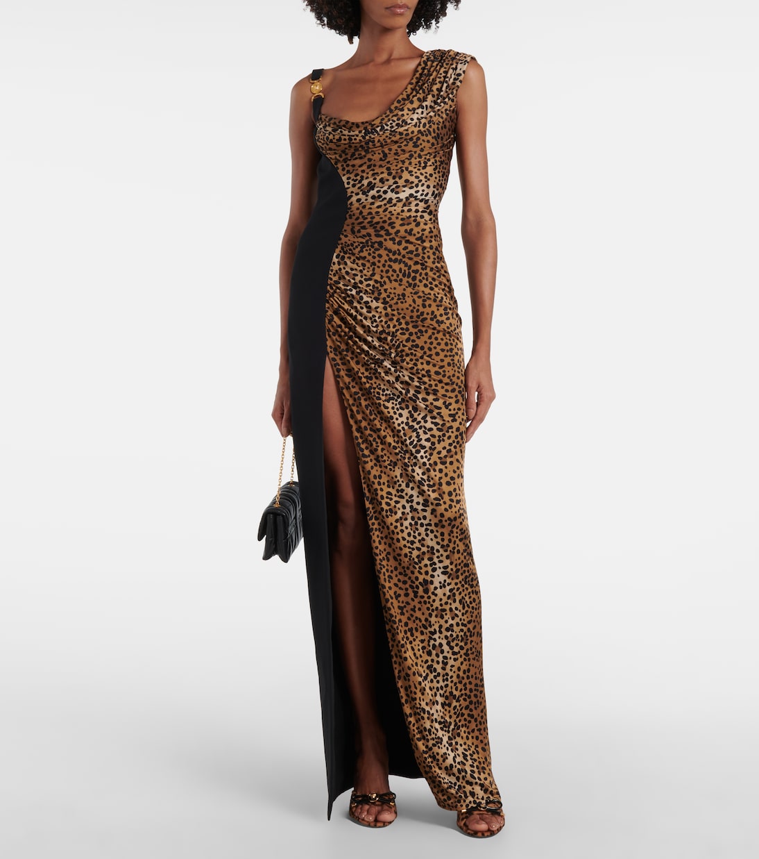 Pantoletten Opera Bow 95 aus Kalbshaar | Versace