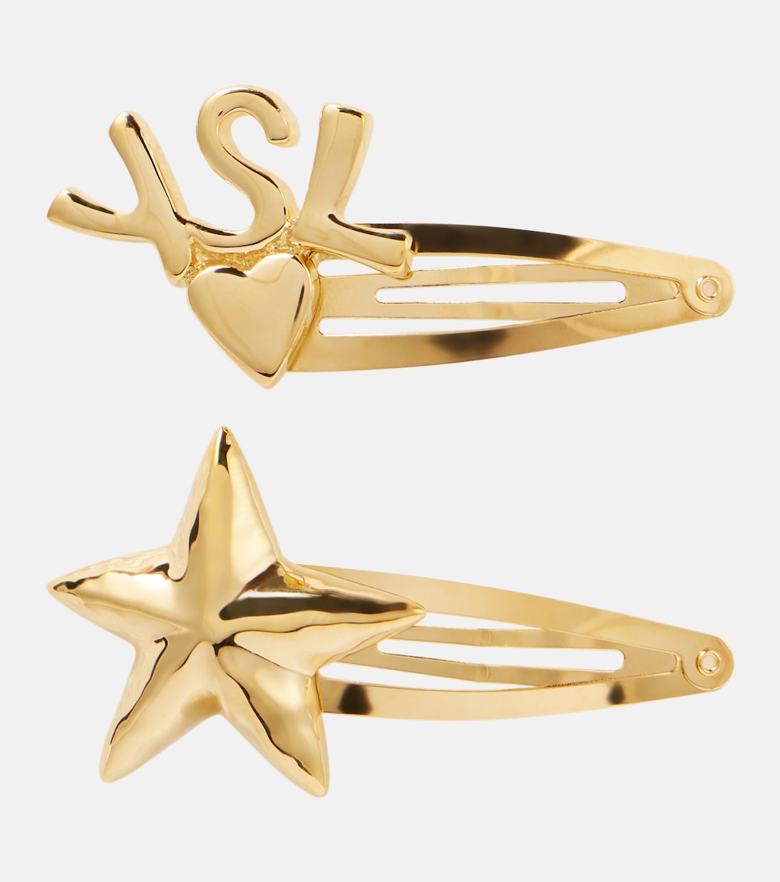 Cassandre set of 2 hairclips | Saint Laurent