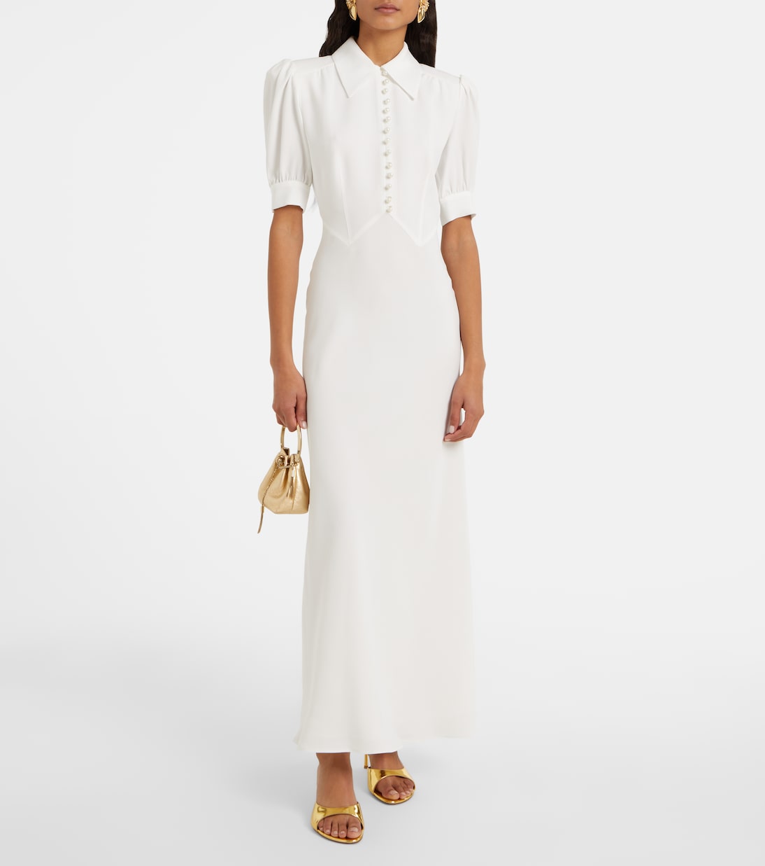 Abito midi in raso | Alessandra Rich