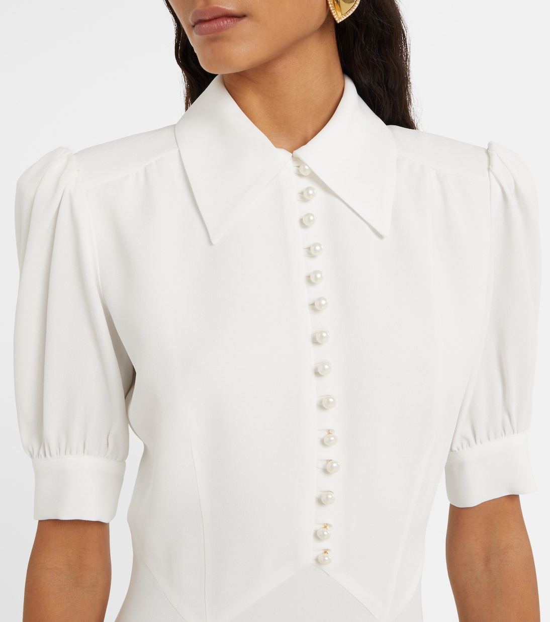 Abito midi in raso | Alessandra Rich