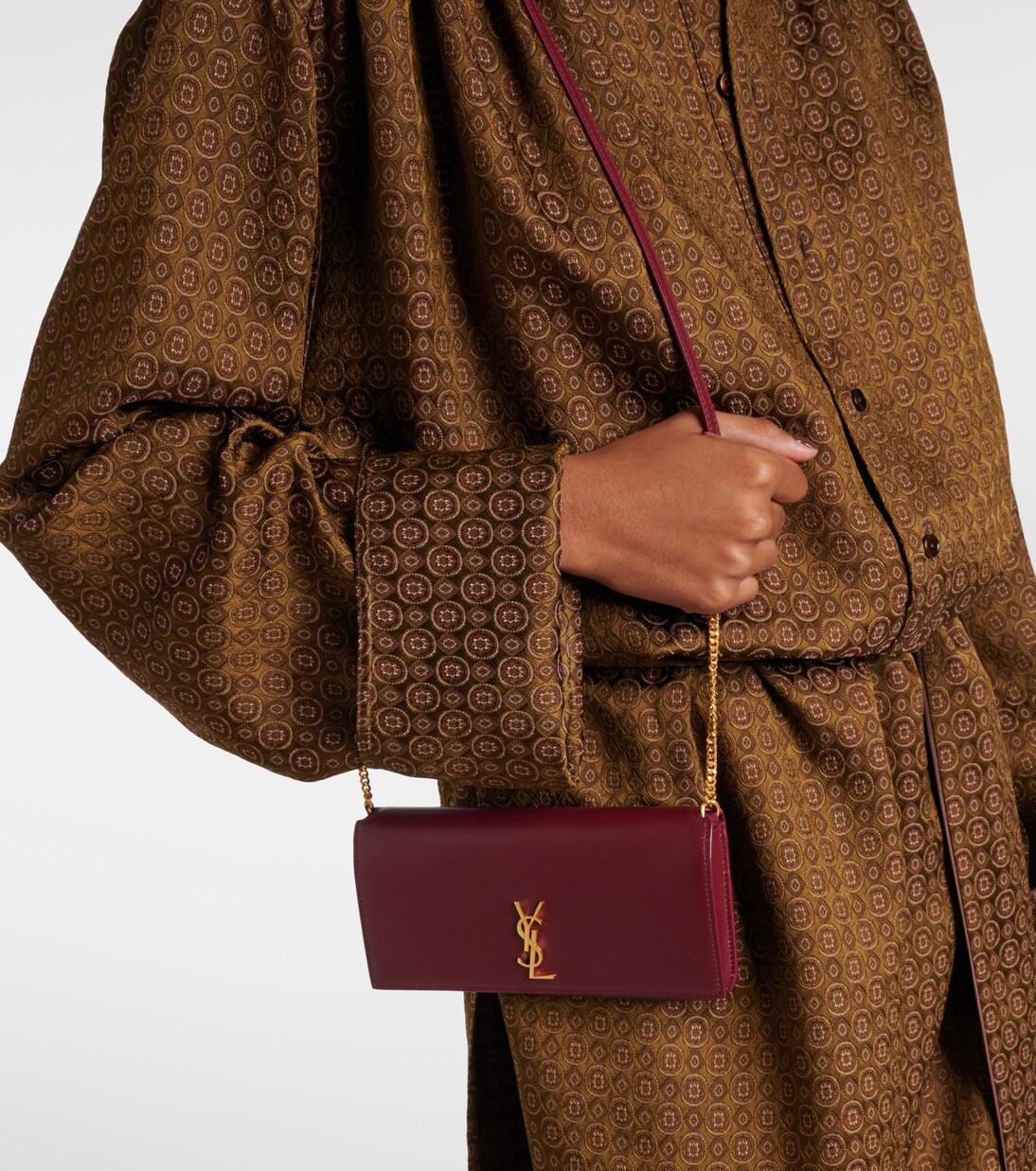 Cassandre leather crossbody bag | Saint Laurent