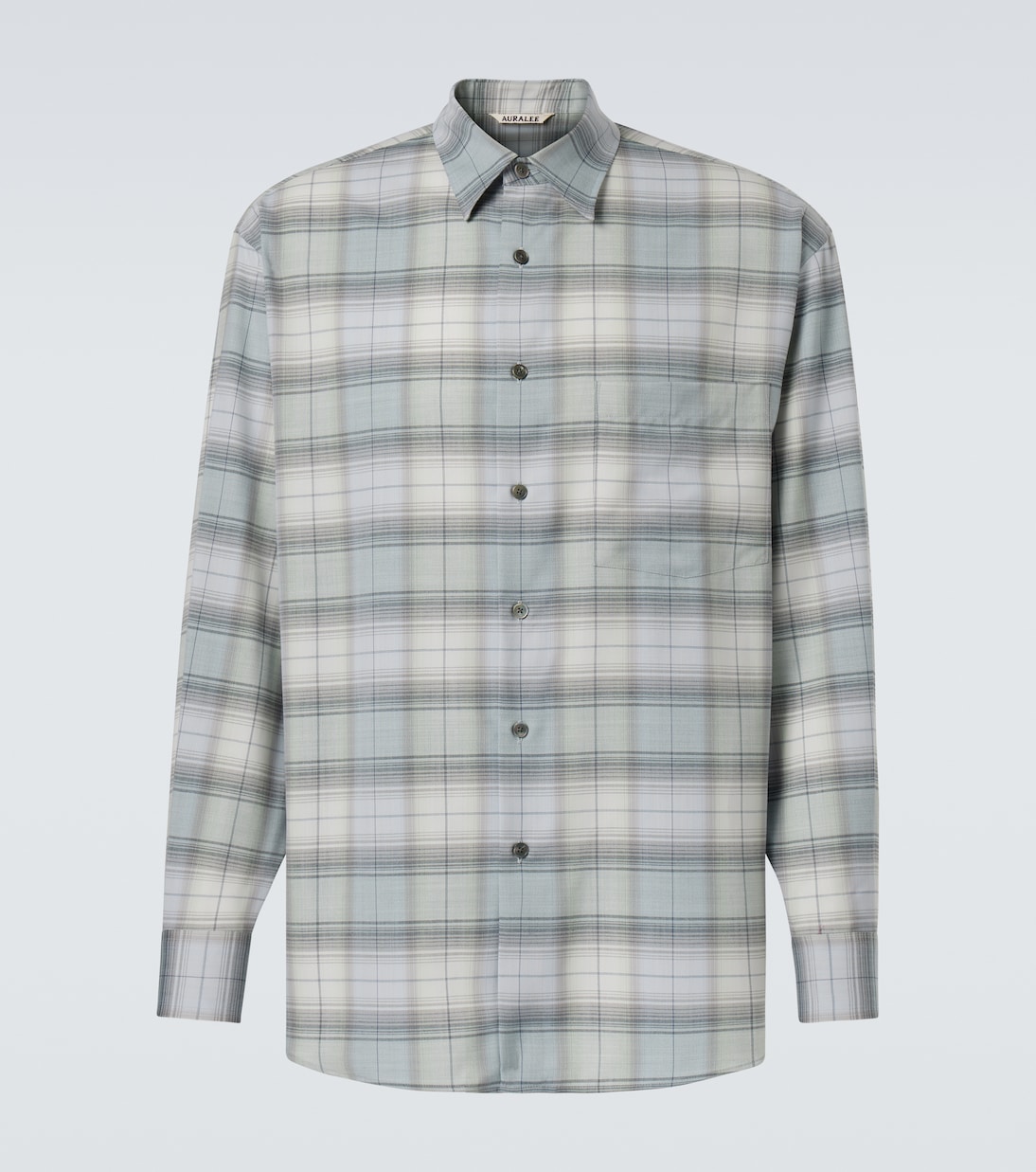 Checked wool shirt | Auralee