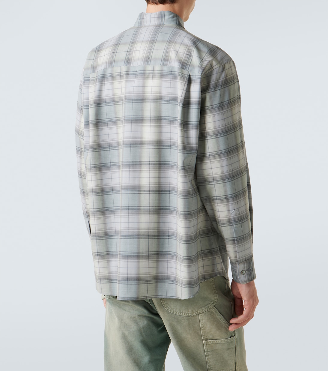 Checked wool shirt | Auralee
