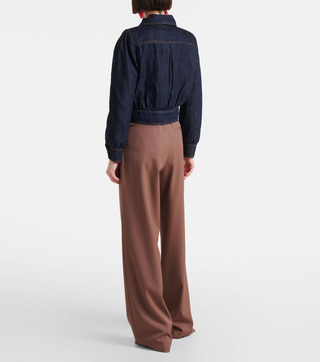 Cropped denim jacket  | Dries Van Noten