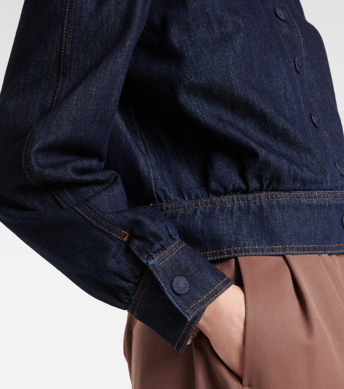 Cropped denim jacket  | Dries Van Noten