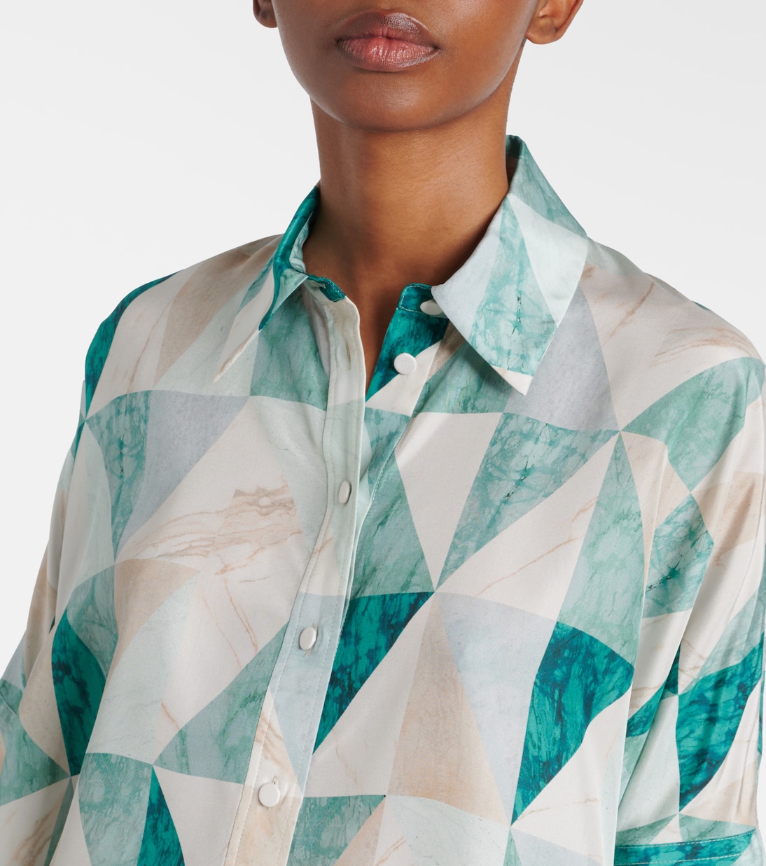 Camisa oversized Arcole de seda | Joseph