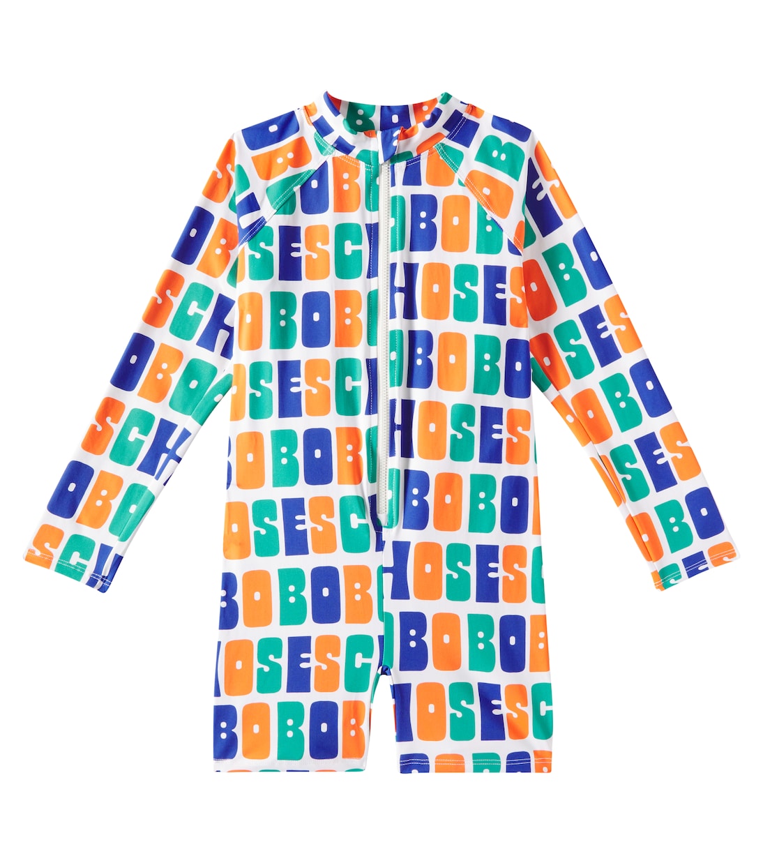 Logo printed rashguard swimsuit | Bobo Choses