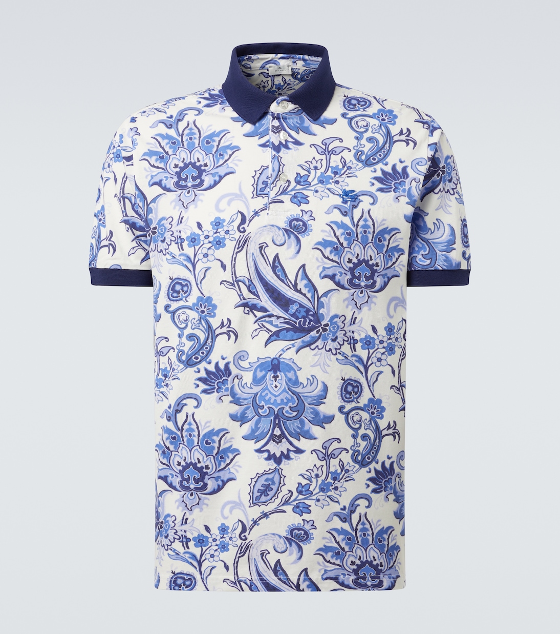 Polo de piqué de algodón floral | Etro
