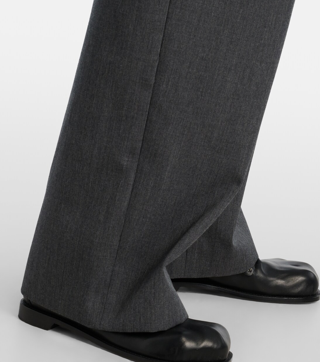 Weite High-Rise-Hose aus Schurwolle | JW Anderson