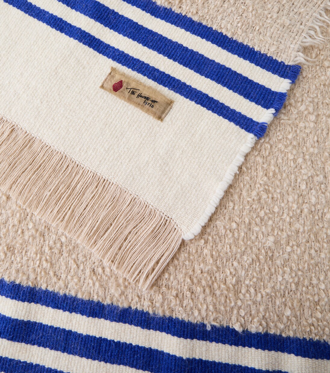 Distinto mohair-blend throw | The House of Lyria