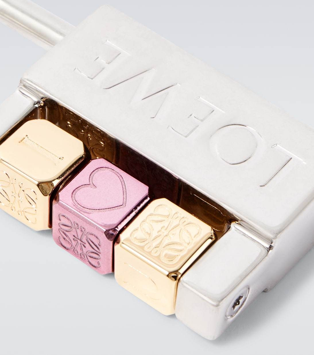 Padlock Anagram bag charm | Loewe