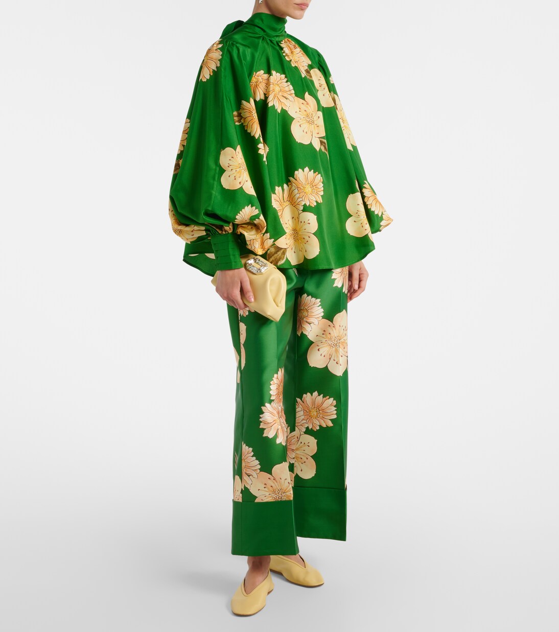 Bluse Sage aus Seide | Alémais