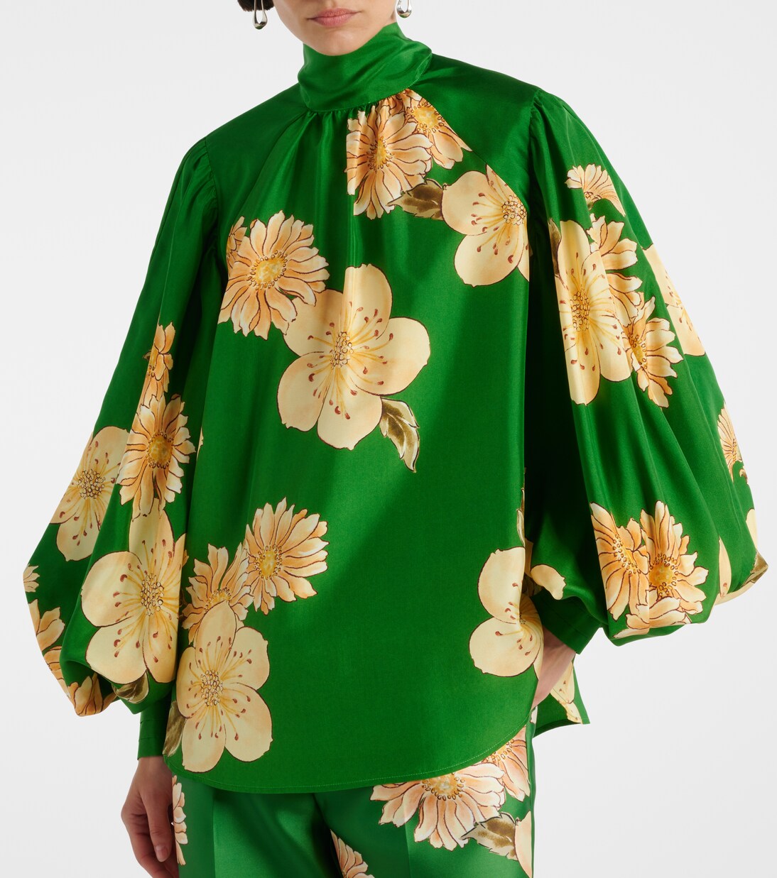 Bluse Sage aus Seide | Alémais