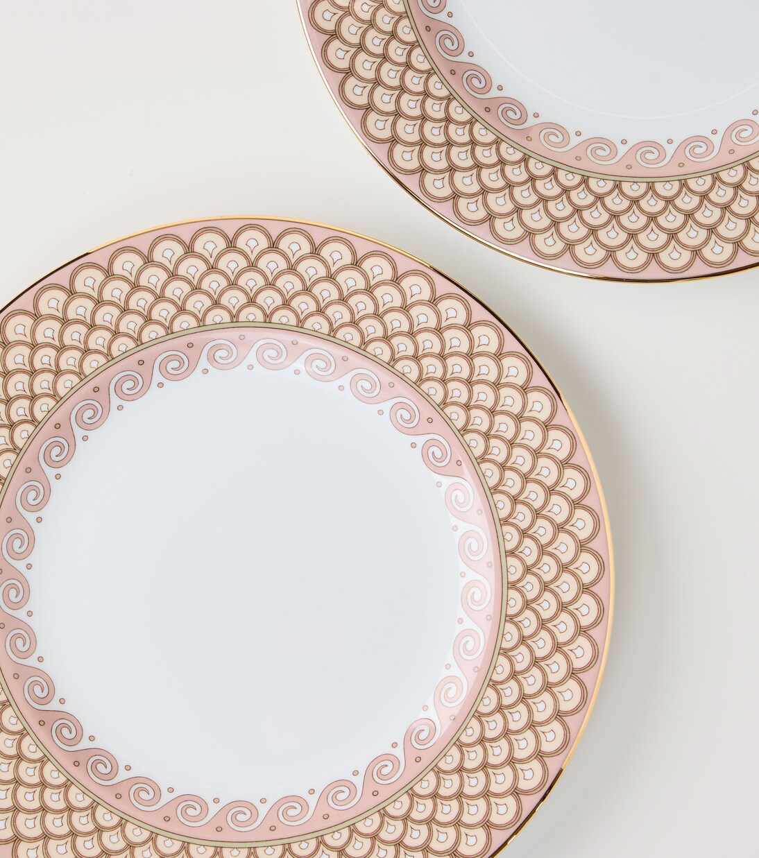 Odysseus Dusty Pink set of 2 dinner plates | La DoubleJ
