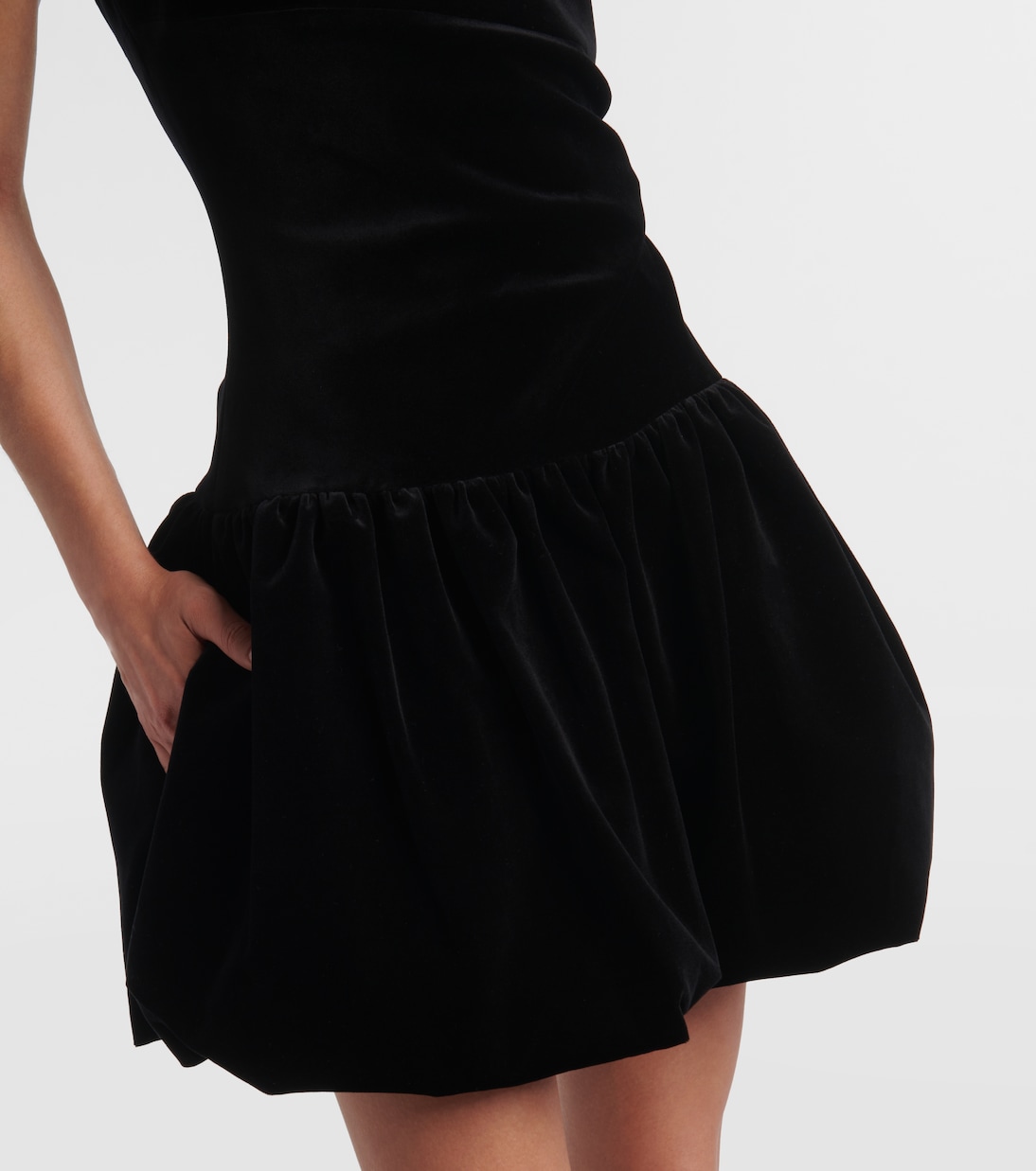 One-shoulder cotton minidress | Patou