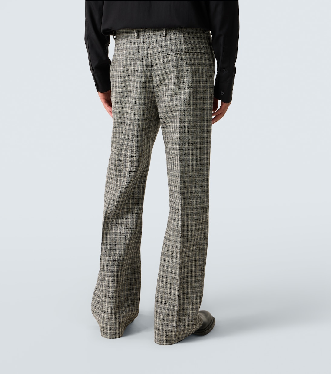 Checked wool straight pants | Acne Studios