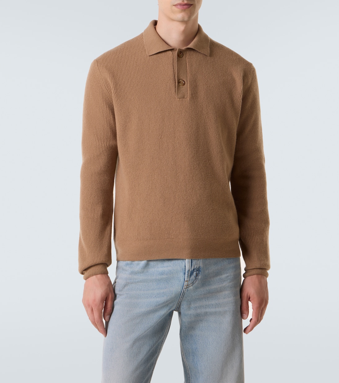 Wool and cashmere polo sweater | Lardini