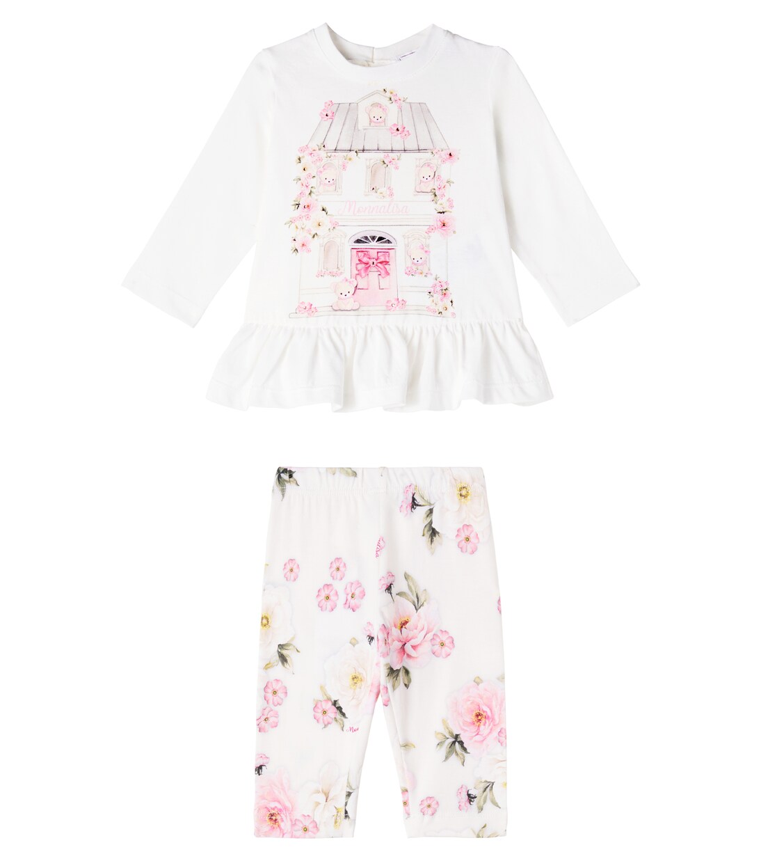 Bébé – Ensemble top et legging en coton | Monnalisa
