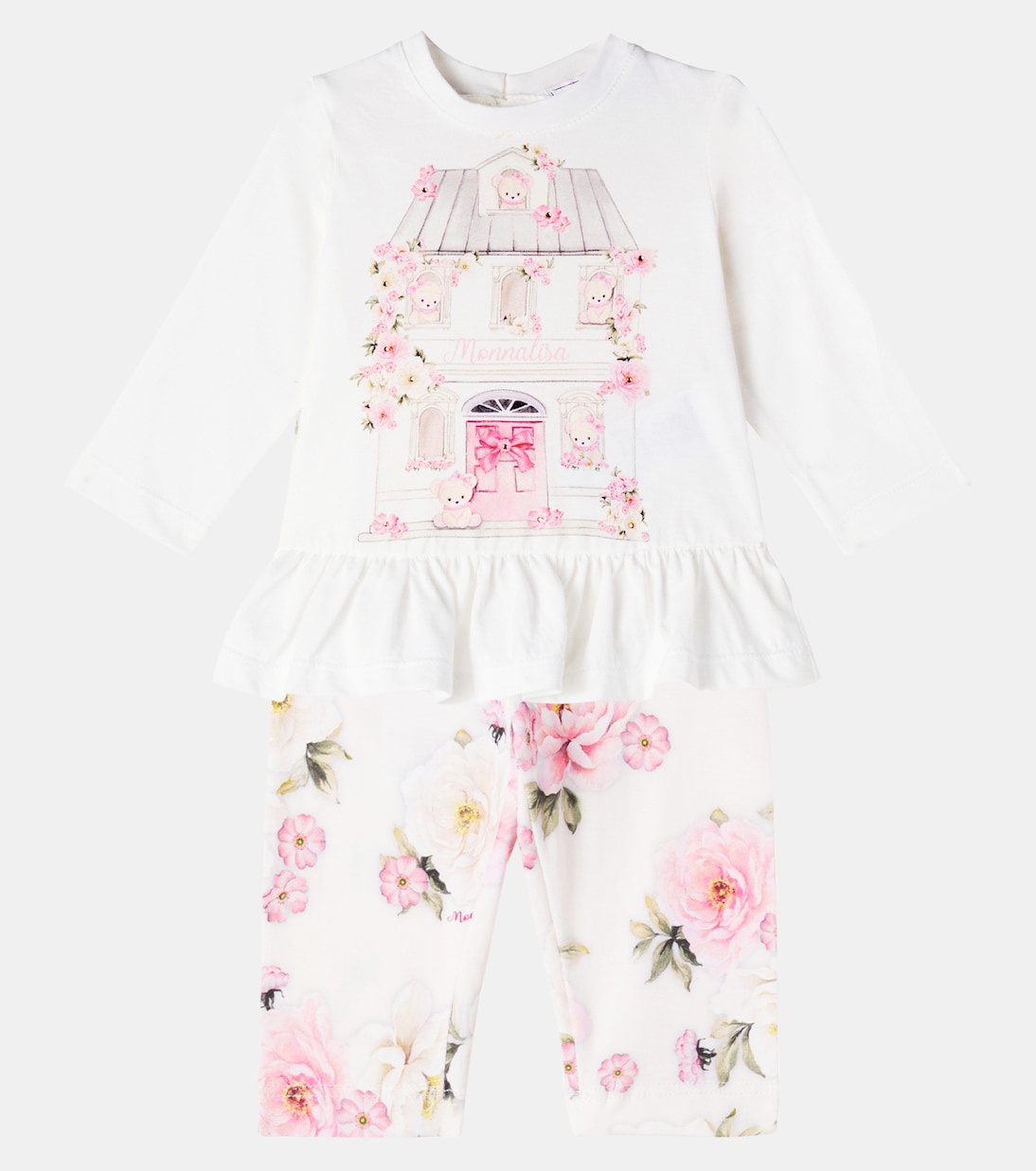 Bébé – Ensemble top et legging en coton | Monnalisa