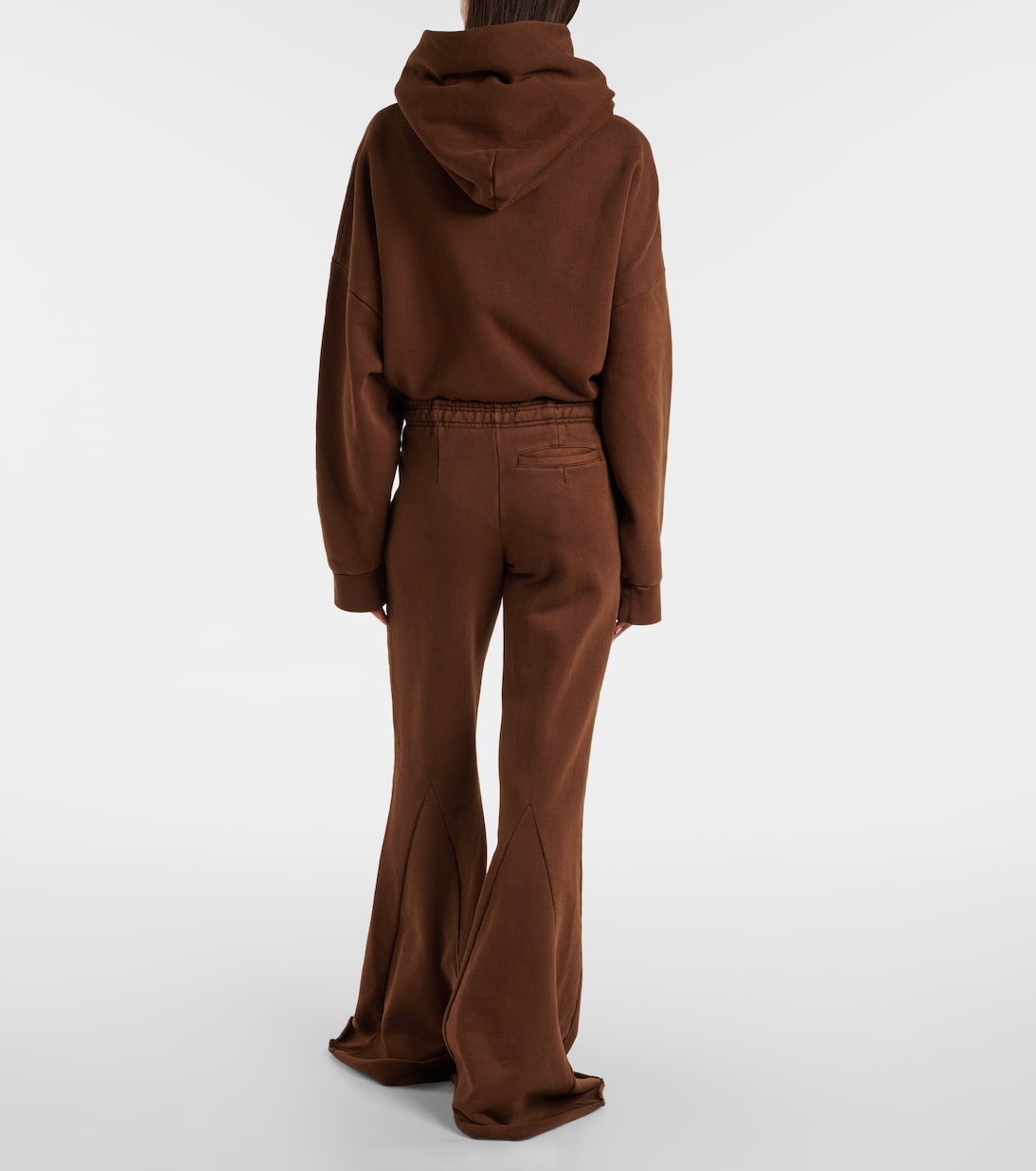 Flared cotton jersey sweatpants | Entire Studios