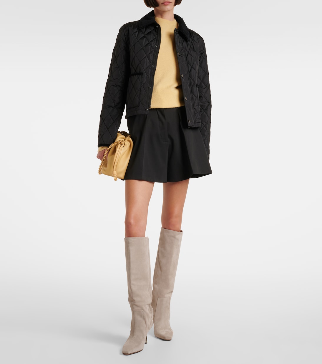 Bettina 75 knee-high suede boots | Paris Texas