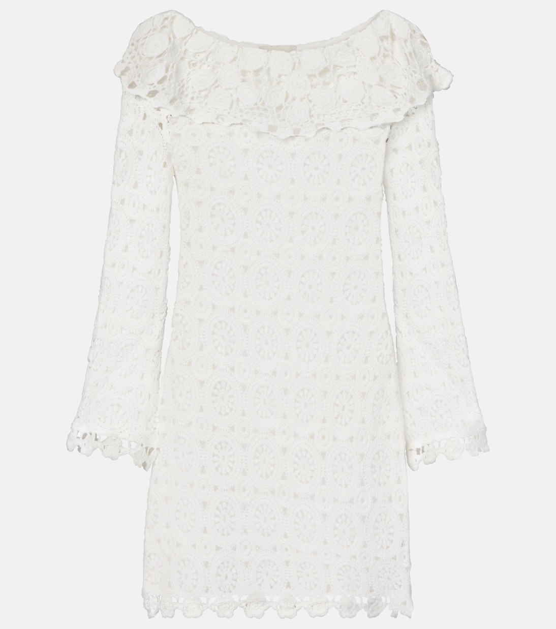 Miniabito Envalira in crochet di cotone | Rixo