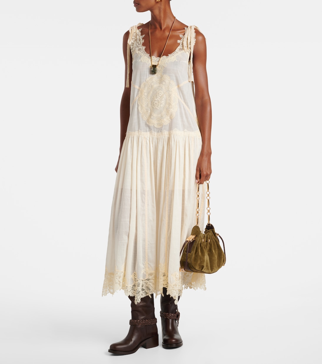 Halcyon suede shoulder bag | Zimmermann