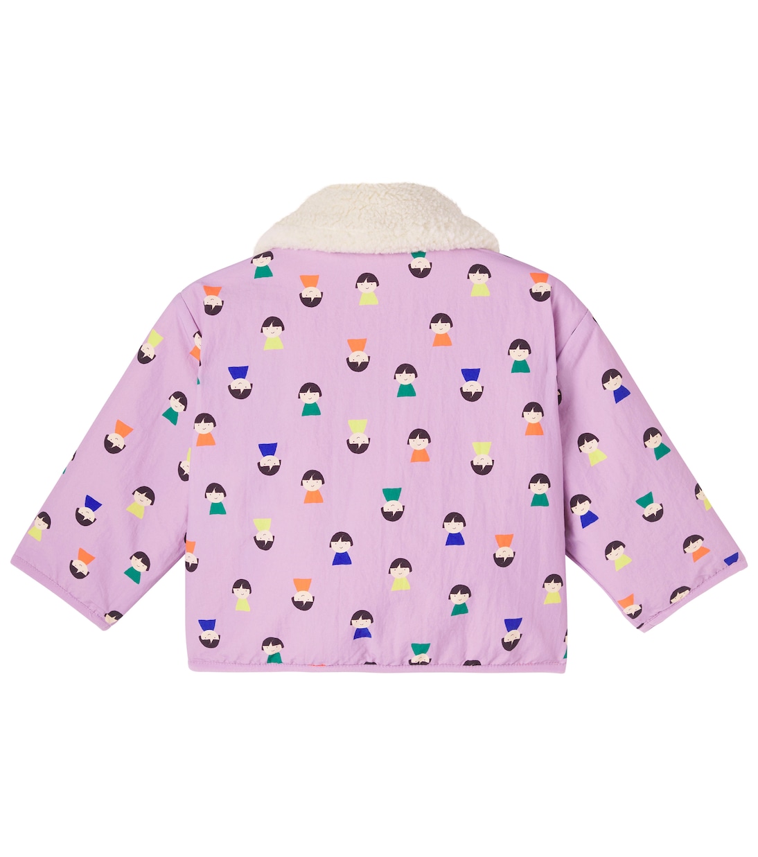 Baby Wendbare Jacke Game Pawns aus Teddyfleece | Bobo Choses