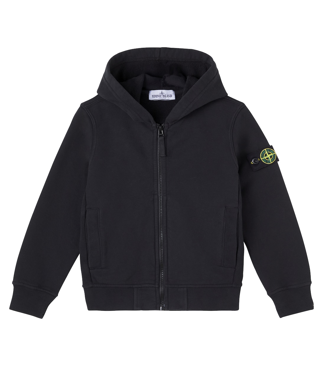 Sweat-shirt à capuche en coton | Stone Island Junior