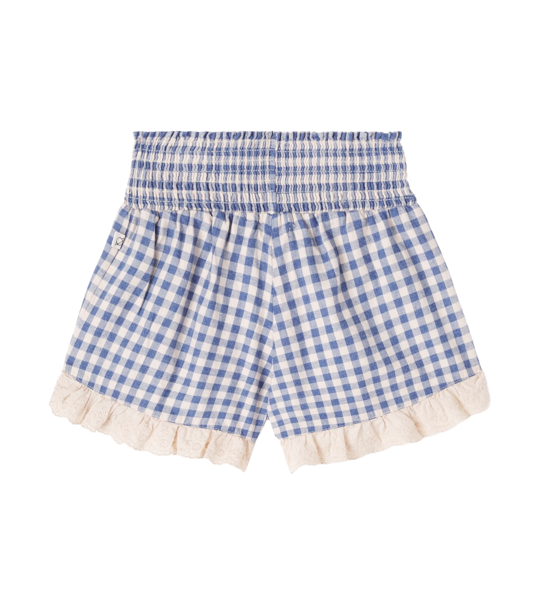 Short Mesina en coton mélangé à carreaux | Cozmo