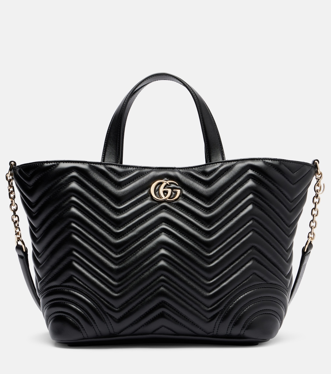 GG Marmont Small leather tote bag | Gucci