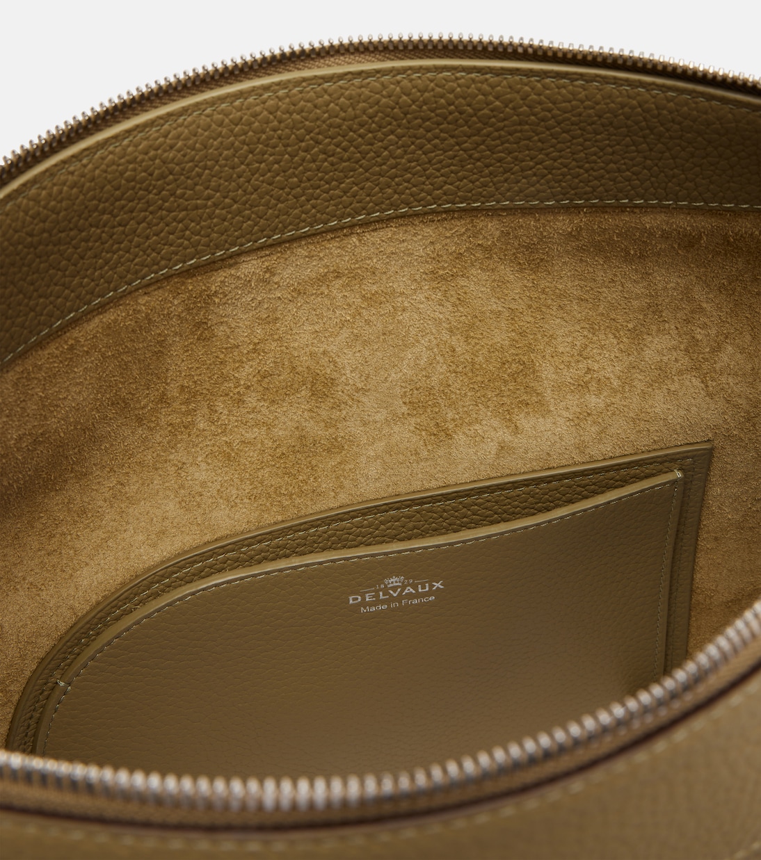 Schultertasche Pin Swing XL aus Leder | Delvaux