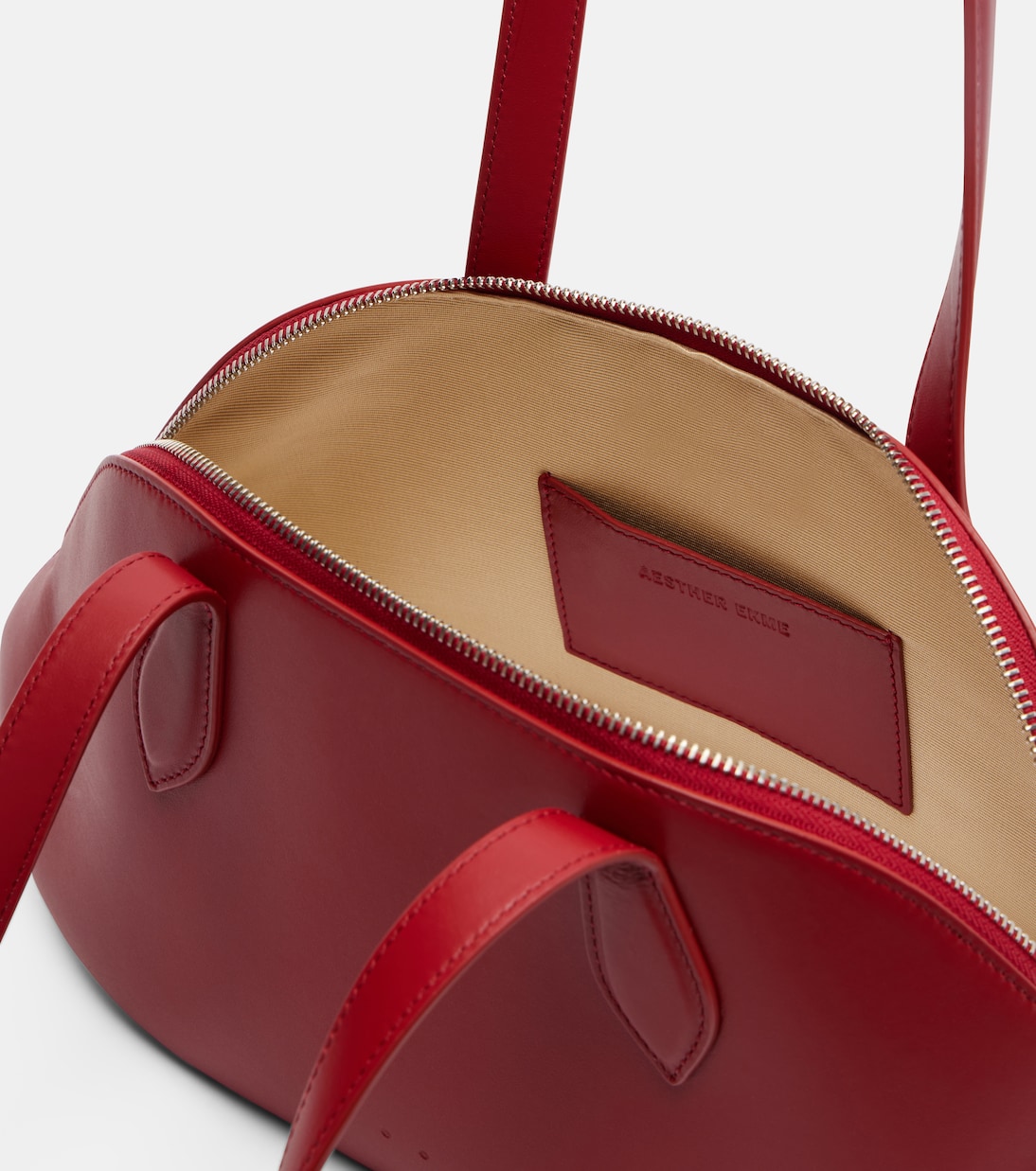 Cosmo Medium leather bowling bag | Aesther Ekme