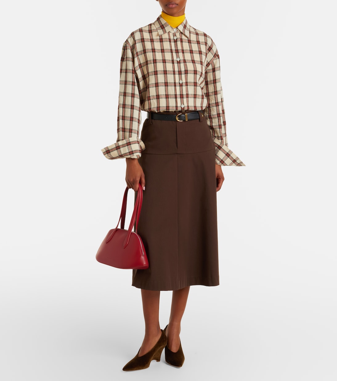 Cosmo Medium leather bowling bag | Aesther Ekme