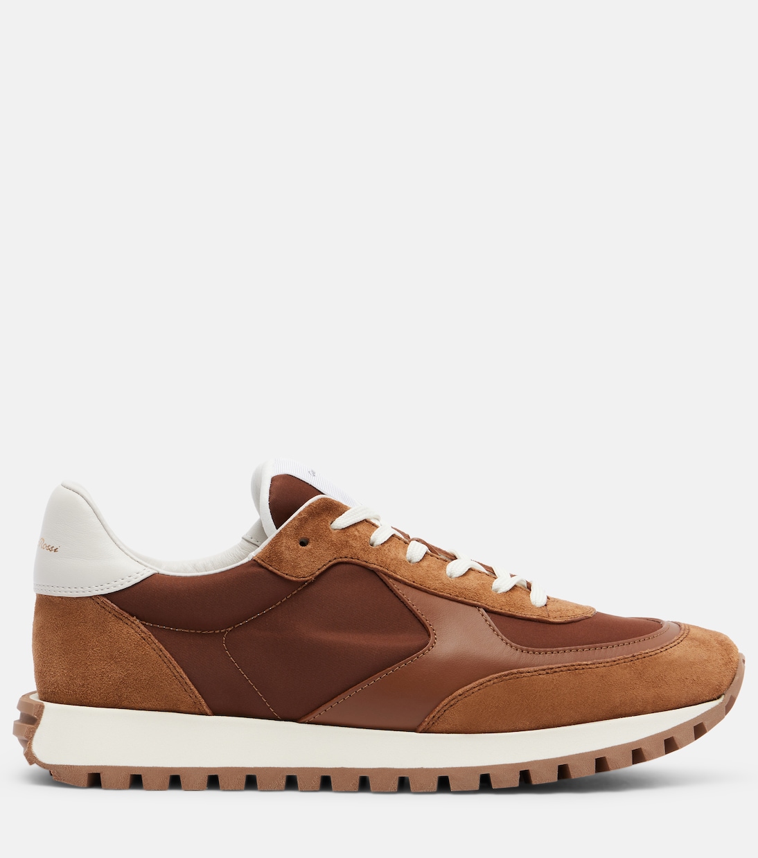 Gravel leather and suede sneakers | Gianvito Rossi