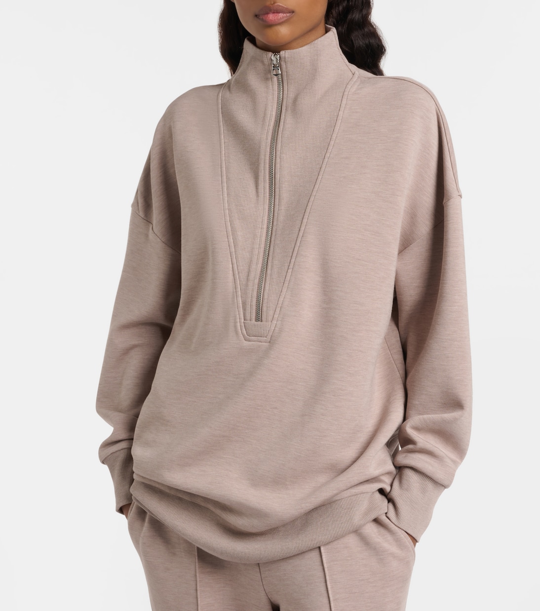 Sudadera Masie de jersey con cremallera parcial | Varley