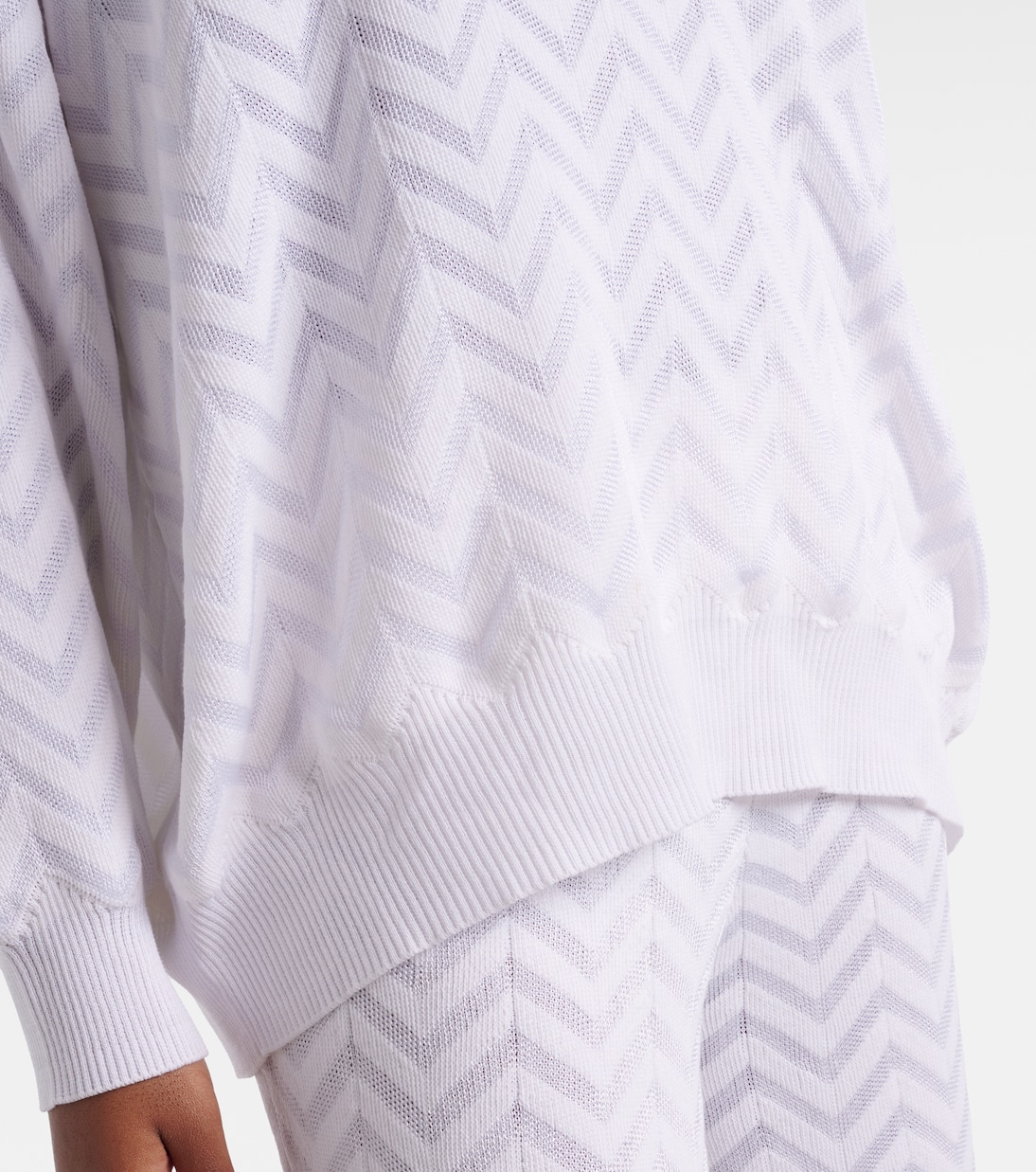 بلوفر متعرج من القطن المخلوط | Missoni