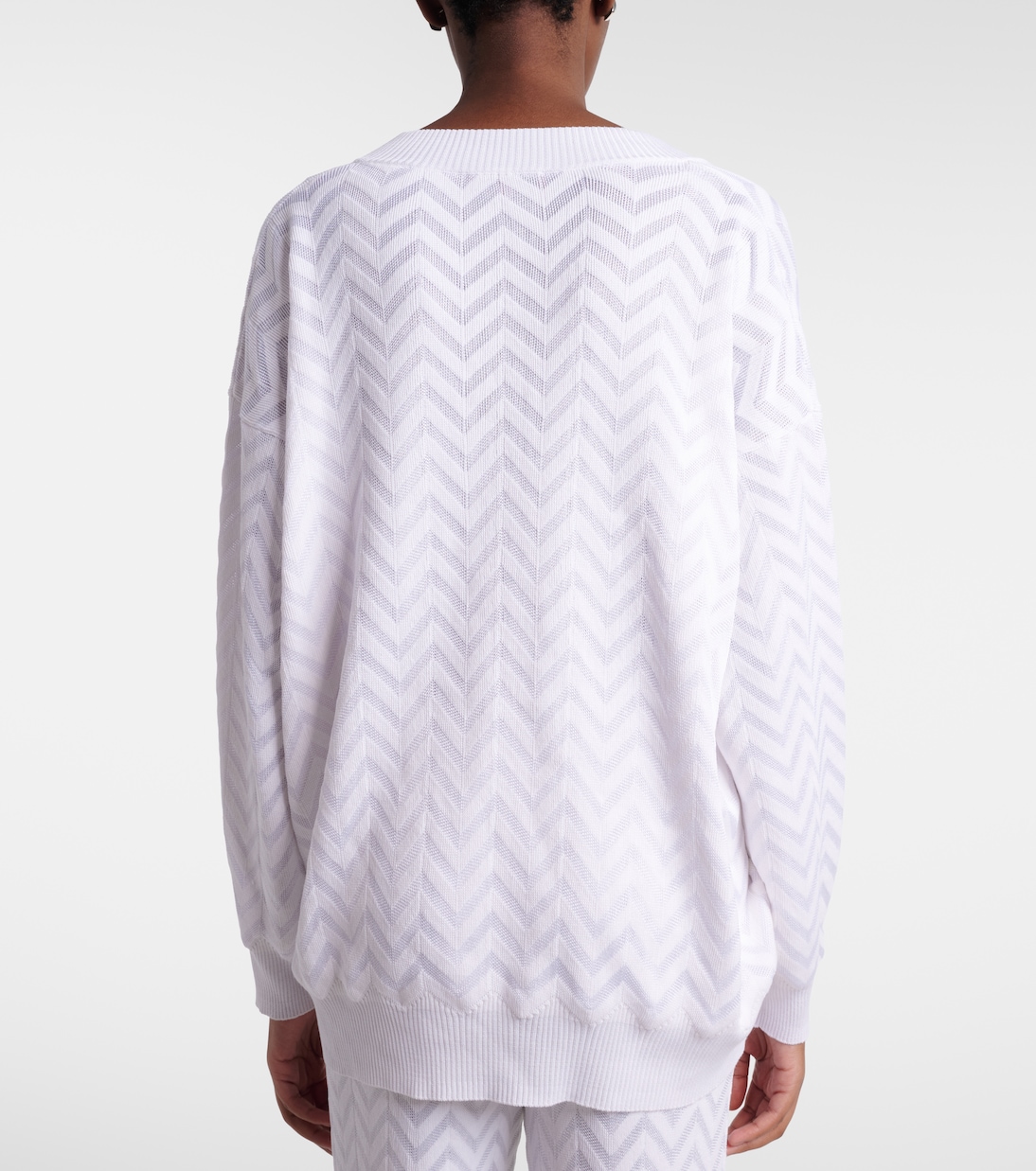 بلوفر متعرج من القطن المخلوط | Missoni