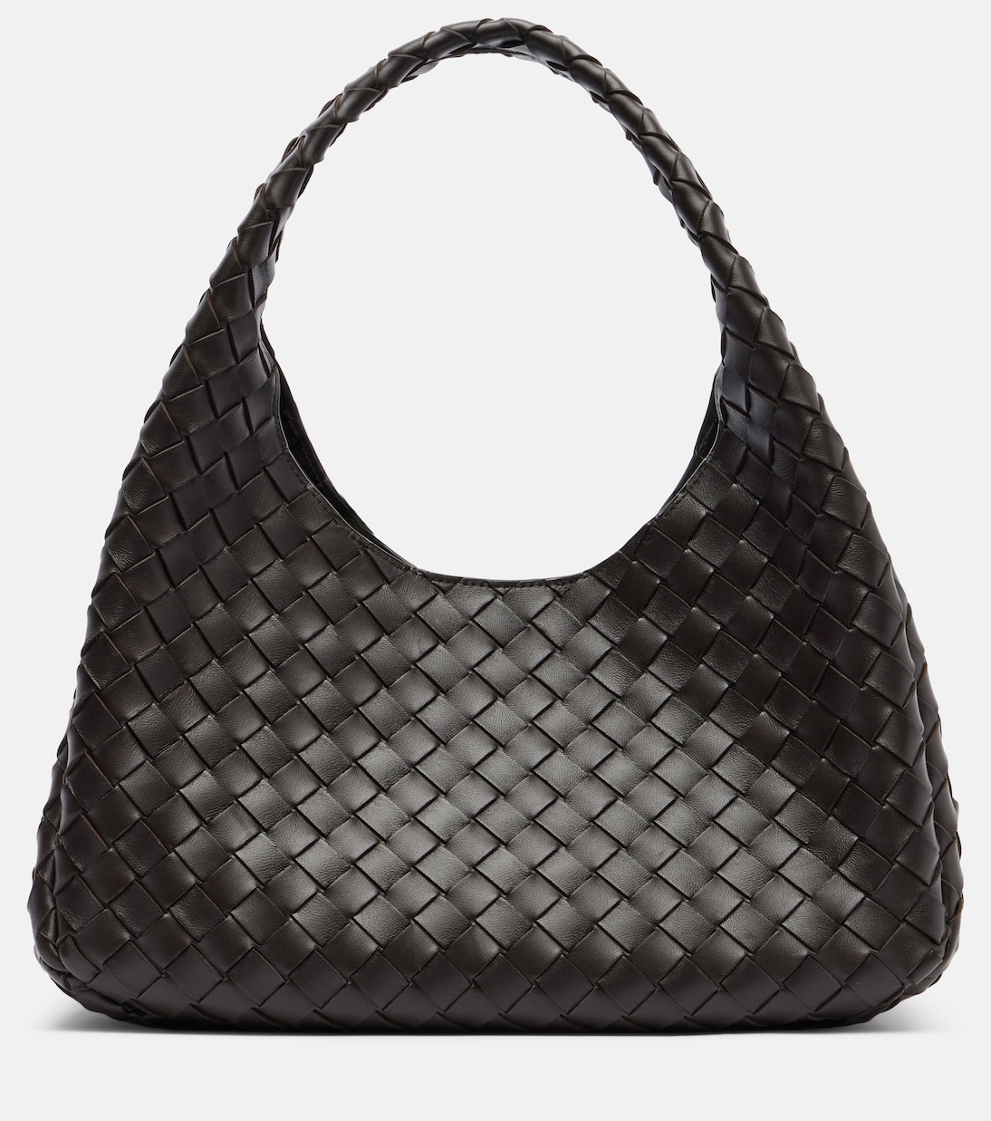 Campana Intrecciato leather shoulder bag | Bottega Veneta