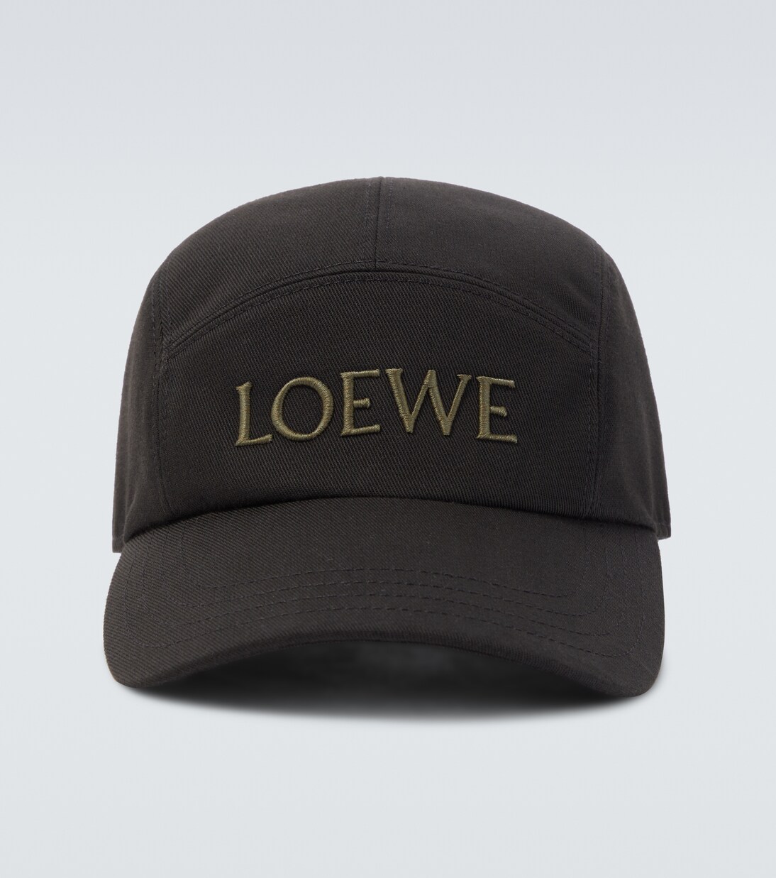 Logo cotton drill baseball cap | Loewe